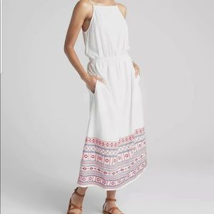 NWT GAP Boho Embroidered MIDI Dress Size XS